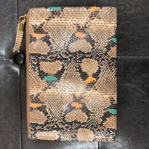 Madewell wallet/clutch in snakeskin